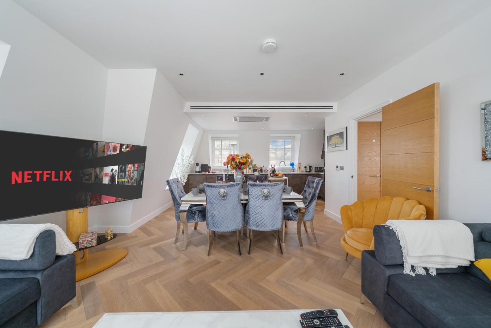 Elegant 3-Bedroom Penthouse In Marble Arch 70 London Exterior photo